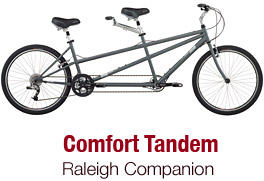 Comfort Tandem Bike - Raleigh Companion
